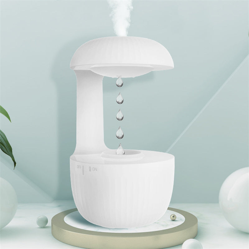 DEKKORAT Anti-Gravity Humidifier – Silent Mist Maker with Floating Water Drops