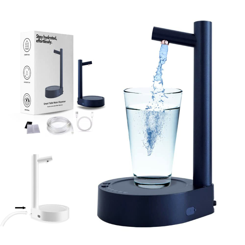 Electric Desk Water Dispenser - Rechargeable Automatic Gallon Water Bottle Dispenser